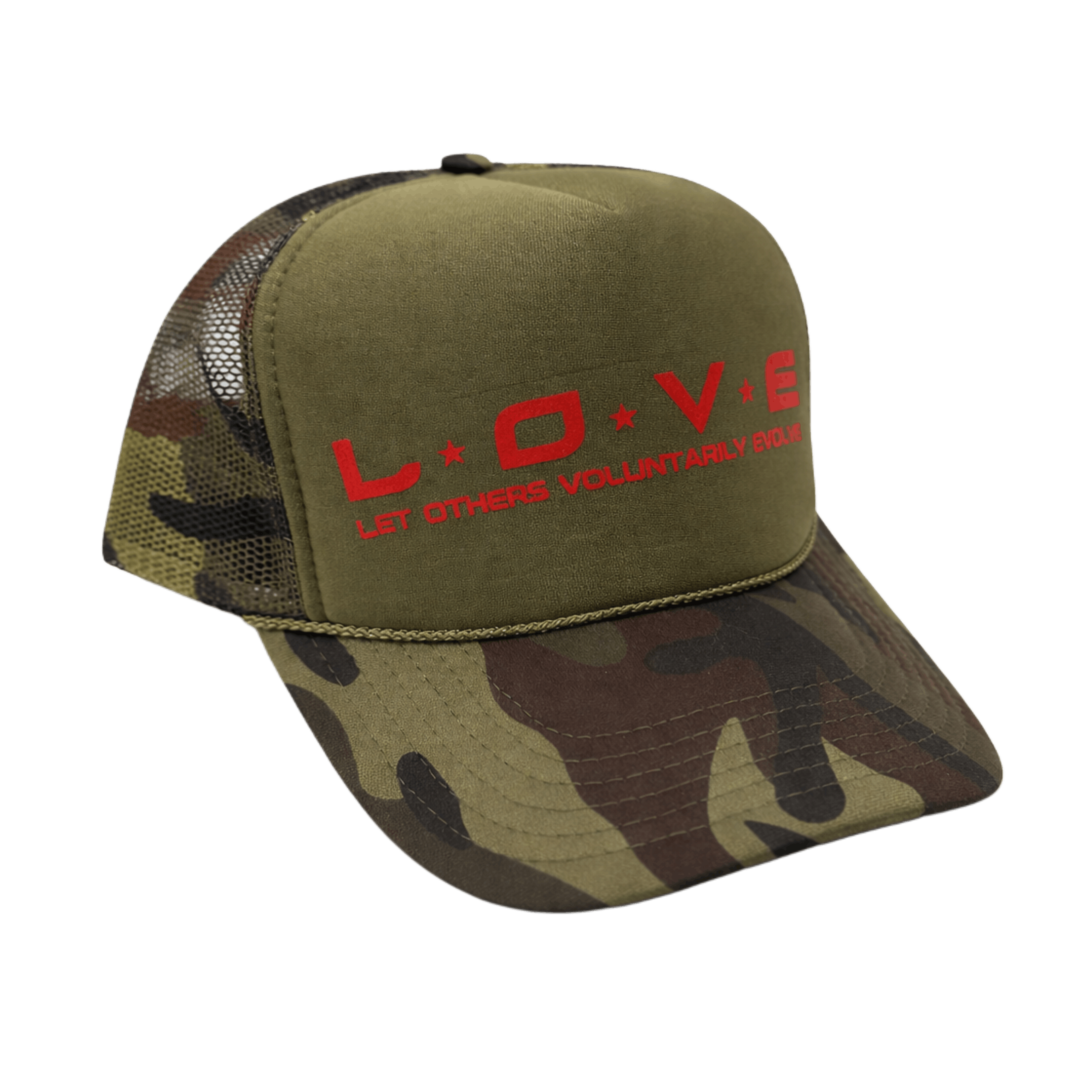 GREEN CAMO LAW TRUCKER